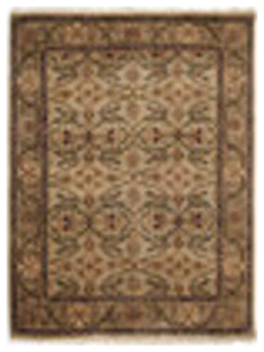 Hand Knotted Nir Wool Runner Area Rug Oriental Cream, 2'6''x12'