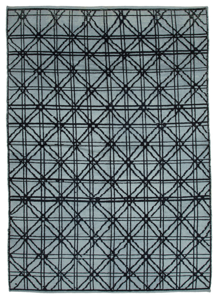 Rug N Carpet - Handmade Decorative 8' 6'' x 12' 4'' Moroccan Area Rug