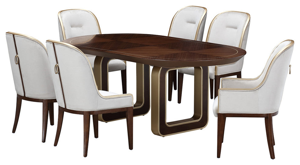 Houston Oval Dining Table, Walnut