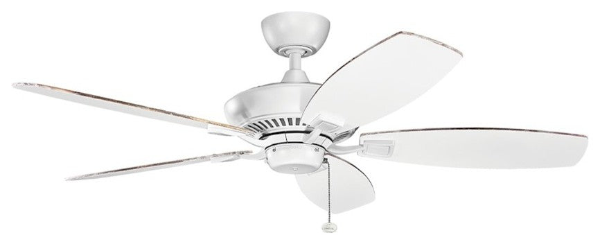 Kichler 300117MWH 52"Ceiling Fan, Matte White Finish