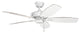 Kichler 300117MWH 52"Ceiling Fan, Matte White Finish