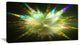 Fractal Explosion of Paint Drops, Abstract Canvas Art Print, 32x16