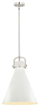 Innovations Lighting 710-1S-PN-M711-14W-LED Newton Cone 1 Light 14" Pendant