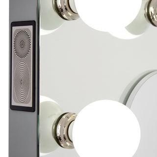 Hollywood Premiere Plus Vanity Mirror, Silver, Bluetooth
