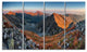 "Slovakia Mountains at Autumn" Landscape Wall Art, 48"x28", 4-Panels