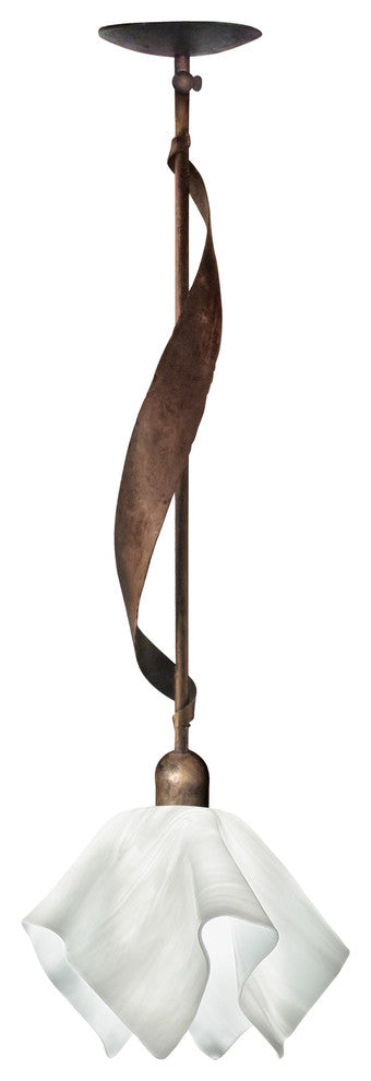 Sweetgrass Pendant Brown With Brown Highlights, White Cloud
