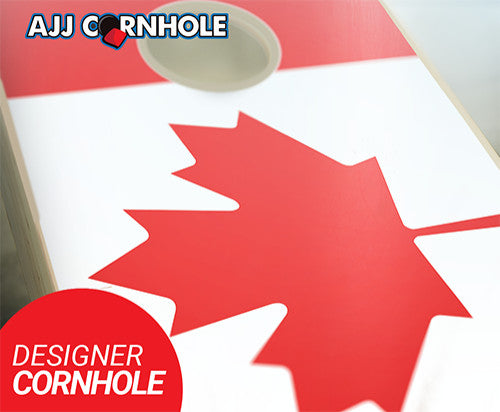 Canadian Flag Cornhole Set