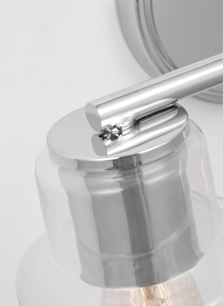 Sayward 2 Light Bath, Chrome