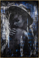 30x45 Come with Me II, Framed Artwork, Gold