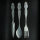 Giant Galvanized Metal Fork Spoon Knife Farmhouse Kitchen Decor Wall Hanging Se