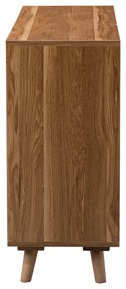 3-Door Accent Cabinet, Walnut