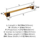 Amerock Blackrock Contemporary Towel Bar, Champagne Bronze, 18" Center-to-Center