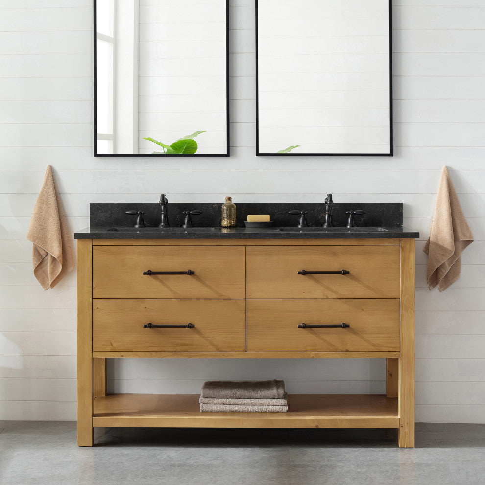 Windwood 54" Bathroom Vanity, Tan