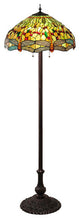 Meyda Lighting 229131 62" High Tiffany Hanginghead Dragonfly Floor Lamp