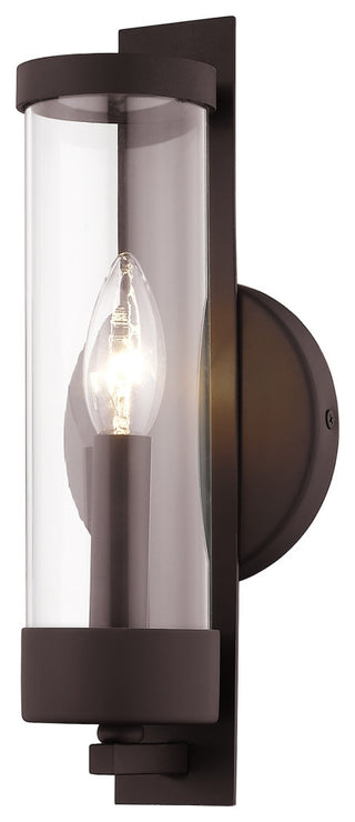 Livex Lighting Castleton 1 Light Bronze ADA Single Sconce