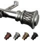Verena 13/16" Curtain Rod, Satin Nickel, 120-170"