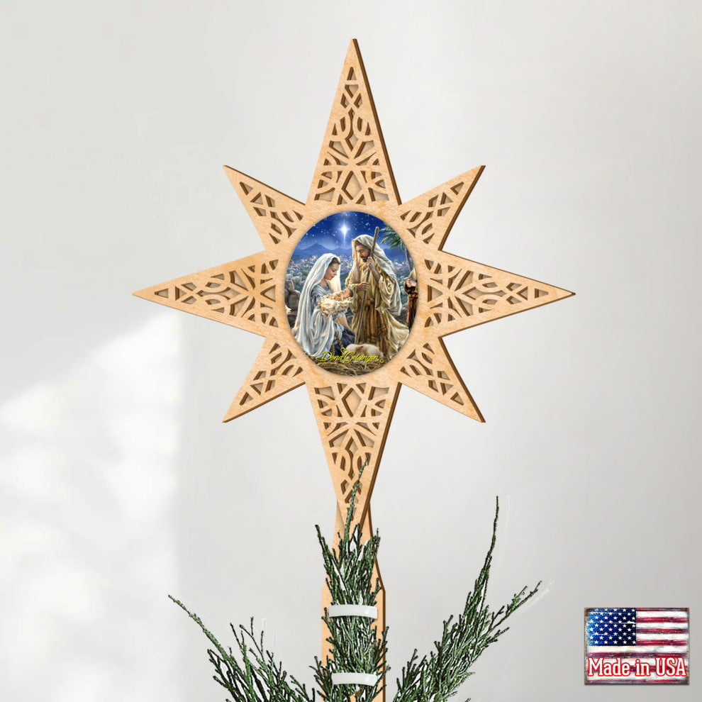 Glory To God Tree Topper by G. DeBrekht