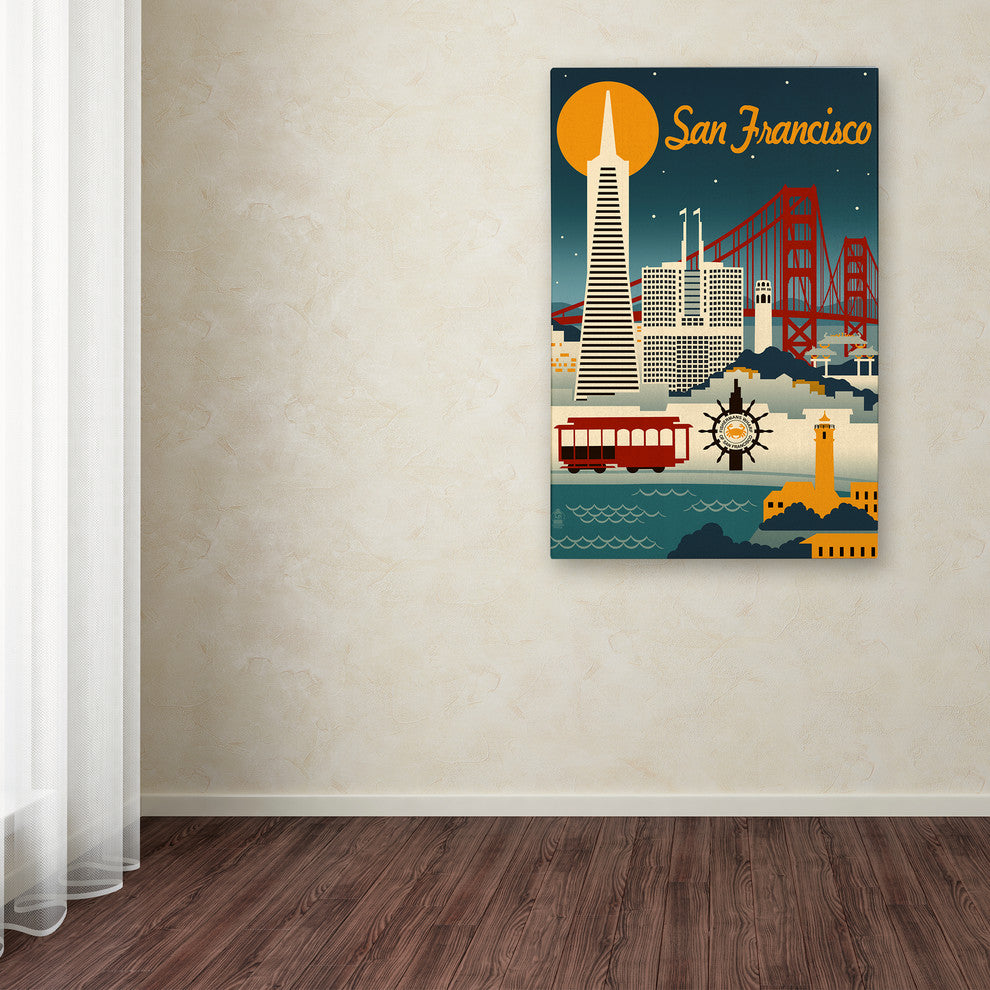 Lantern Press 'Travel 122' Canvas Art, 12" x 19"