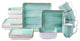 Stone Lain Esmeralda Porcelain 32 Piece Dinnerware Set, Light Green