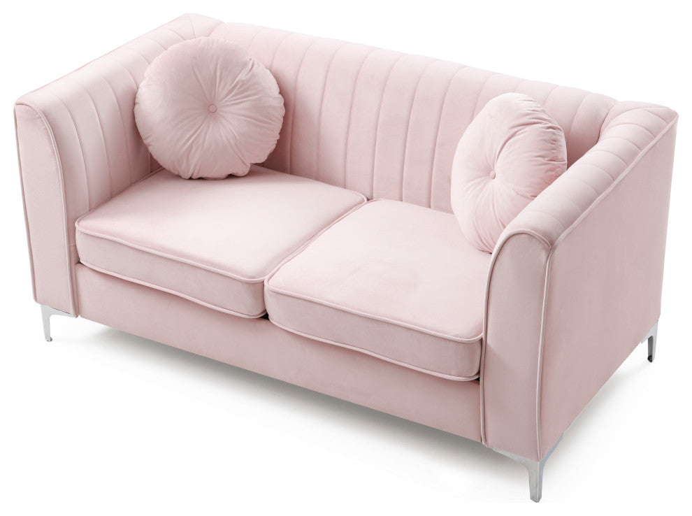 Delray Loveseat, Pink