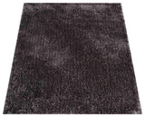 HAND TUFTED SHAG POLYESTER ECO-FRIENDLY AREA RUGS, Light Brown Color, Solid