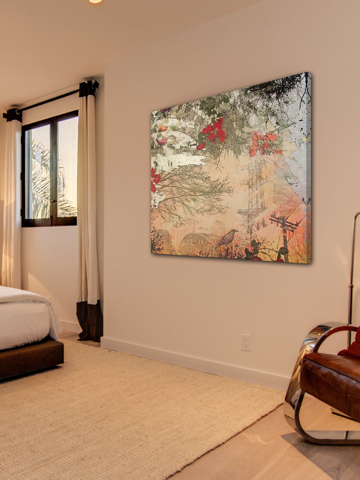 "Edifice" Painting Print on Canvas by Tracy Silva Barbosa