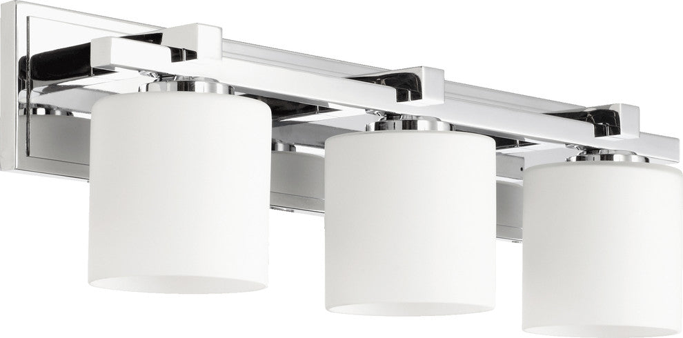 Quorum 5369-3-14 3-Light Vanity Light, Chrome