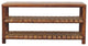 Shoe Rack Regency Woven Chestnut 2 slot Artisan Furniture