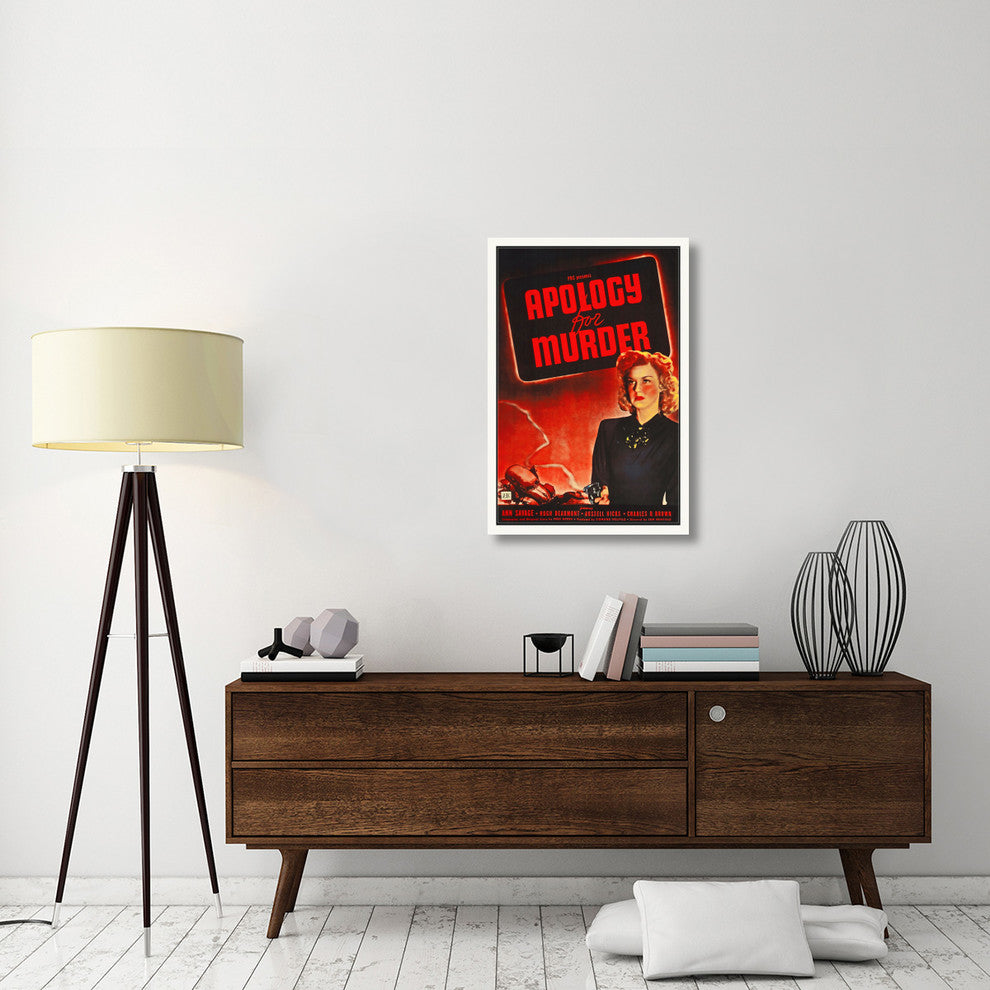 "Apology for Murder" Stretched Canvas Giclee by Hollywood Photo Archive, 24x36"