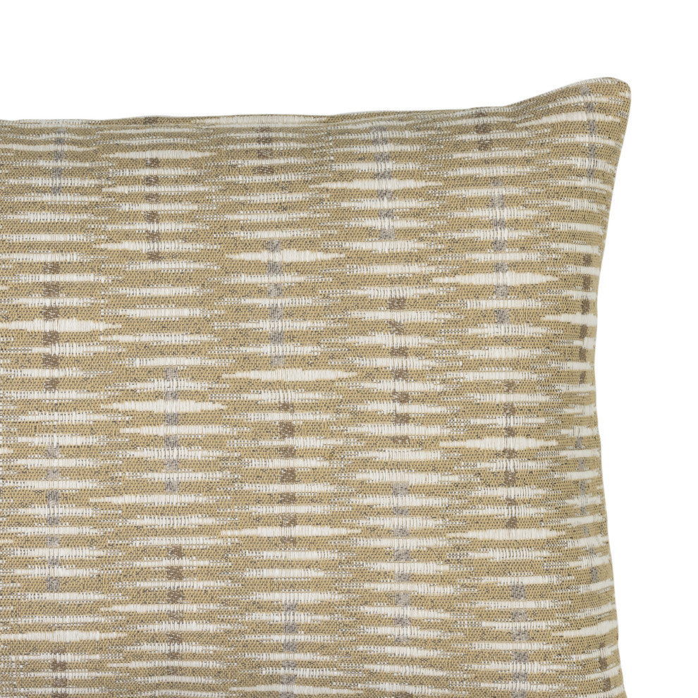 Intertwine Sand Indoor/Outdoor Performance Pillow, 12" x 20"