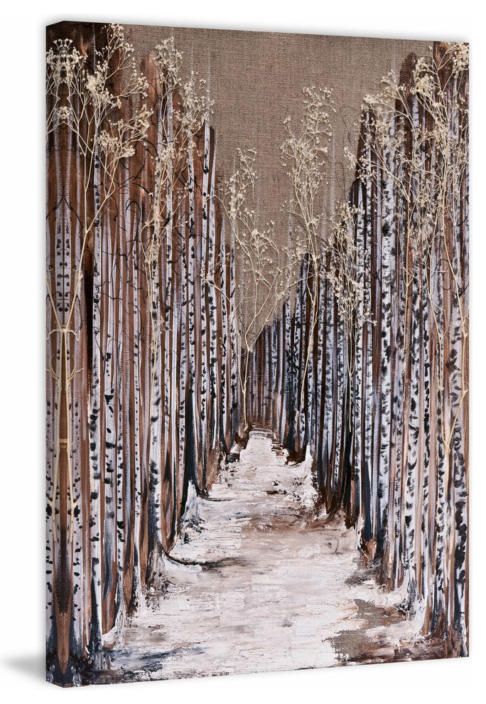 "Aspen Grove" Painting Print on Wrapped Canvas, 30x45