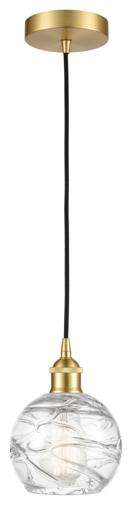 Innovations 616-1P-SG-G1213-6 1-Light Mini Pendant, Satin Gold