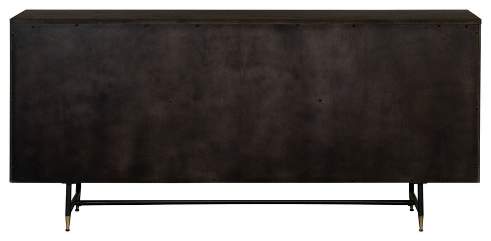 Gatsby Oak and Metal Buffet Cabinet