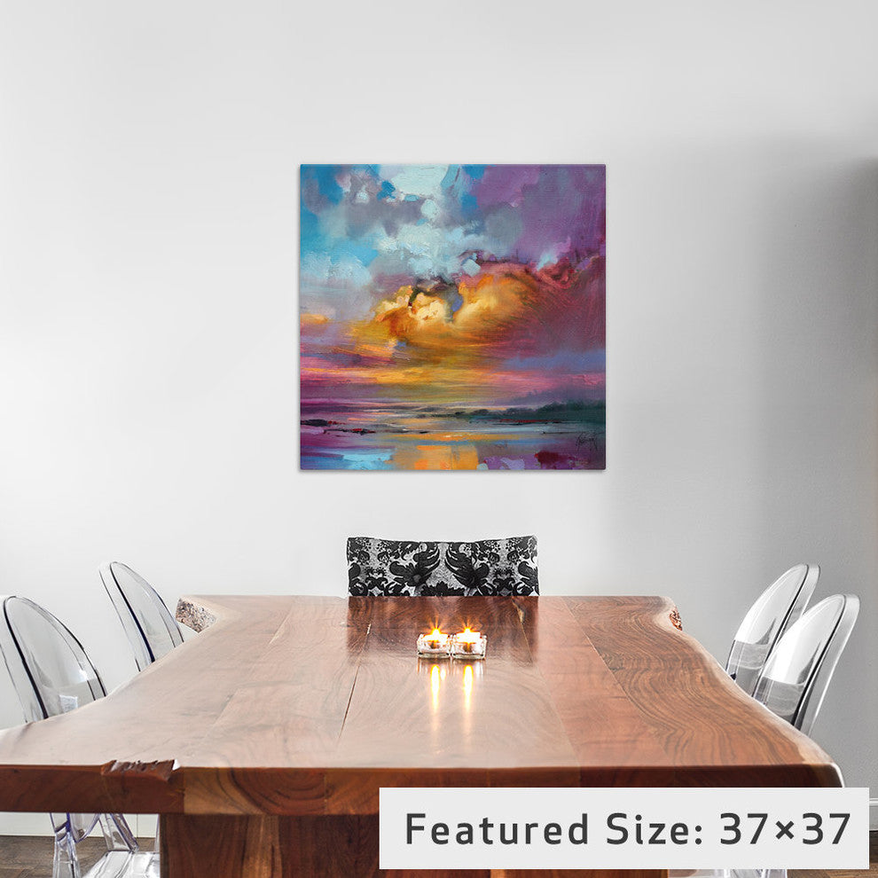 "Consonant Sky Gallery" by Scott Naismith, 18x18x1.5"