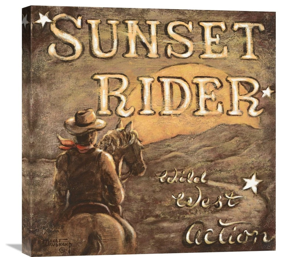 "Sunset Rider" Artwork, 24" x 24"