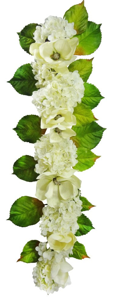 48" Magnolia, Hydrangea Garland