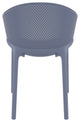 Sky Pro Stacking Dining Chair Gray Set of 2