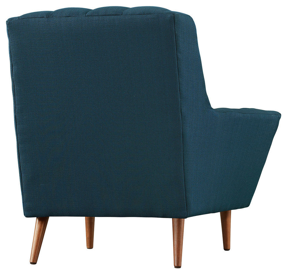 Response Fabric Armchair, Azure