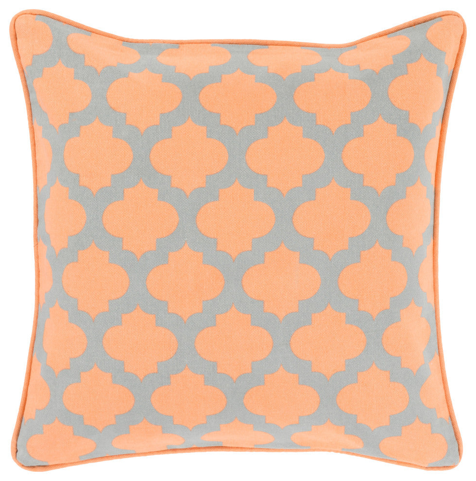 Surya Morrocan Printed Lattice MPL-004 18" x 18" Pillow Kit