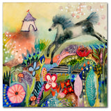 Wyanne 'The Great Escape' Canvas Art, 35"x35"