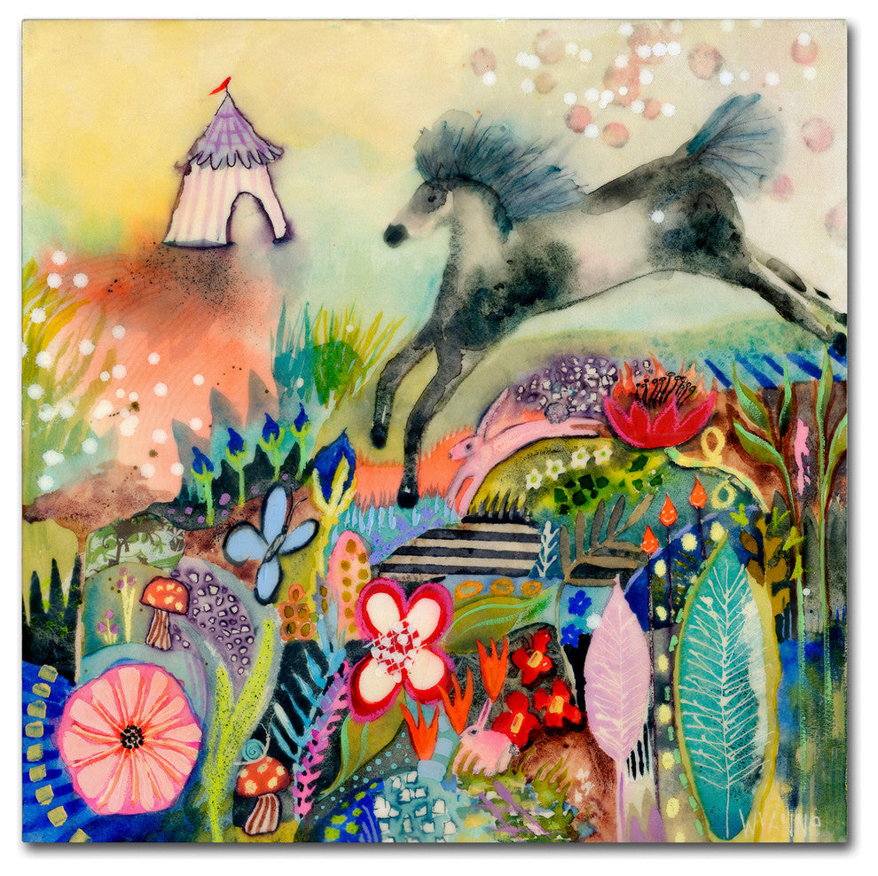 Wyanne 'The Great Escape' Canvas Art, 35"x35"