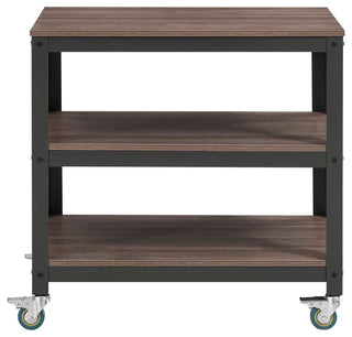Modern Gray Walnut Vivify Tiered Serving Stand