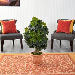 Lifestyle shot in a real room showing the plant in context; no overlays; full product visible.