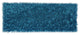 Chalet Collection Faux Fur Area Rug, Turquoise, 2' X 7'