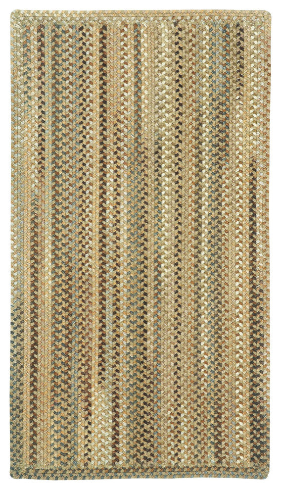 Capel Manchester Beige Hues 0048_750 Braided Rugs - 7' X 9' Concentric Rectangle