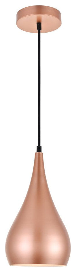 Nicholas 1-Light Honey Gold Pendant