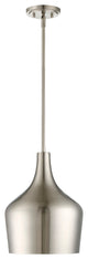 1-Light Pendant, Brushed Nickel