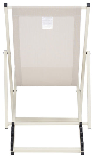 Safavieh Outdoor Breslin Set of 2 Sling Chairs Beige