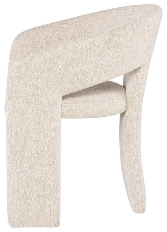 Anise Shell Fabric Dining Chair