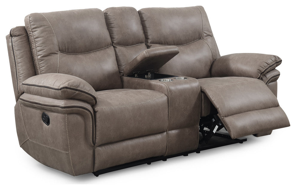 Isabella Console Loveseat, Sand